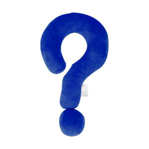 Creative Big Question Mark Neck Pillow Plush Sofa Living Room Cushion Girls Office Nap Pillow Modern Simple Style Bed Headrest