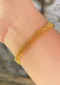 GELANG WANITA DEWASA RANTAI GEPENG XUPING GOLD ANTI LUNTUR MODEL TERBARU