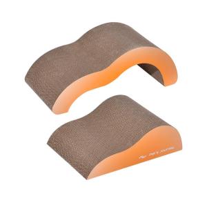 Double Layer Wear Resistant Cat Scratching Board Non Shedding Wall Mountable Cat Scratching Pad Couch Friendly Interactive Cat Toy