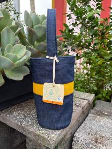 Túi vải jeans đựng bình nước giữ nhiệt