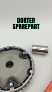 KVB (PAKET 3 CVT) RUMAH ROLLER ASSY + KIPAS RUMAH ROLER + VANBELT VARIO 110 CW / ROLER / KIRIAN CVT