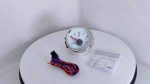 52mm 0-190ohm 240-33ohm Signal Sewage Level Gauge Car Boat Holding Tank Gauge Indicator for RV Yacht Boat Van 12V 24V