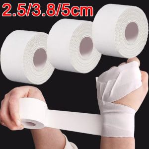 9.14M/Roll White Sports Tape Waterproof Athletic Self-Adhesive Bandage Basketball Football Ankle Strap Finger Skin Membrane Strain Support Elastic Patch