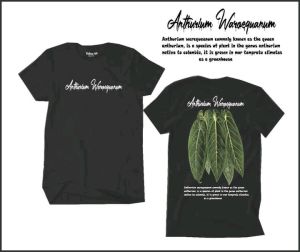 KAOS BAJU ANTHURIUM "WAROQUAENUM"