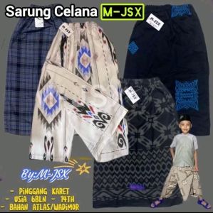 Sarung Celana anak (SARCEL) M-JSX yani collection sarung ngaji sarung khitan kado ulang tahun sarung lebaran