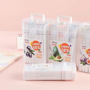 2 หัว ปากกามาร์คเกอร์ สี พร้อมกล่อง 12 และ 24 สี ส่งในไทย