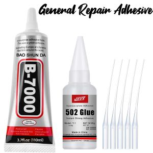 B7000/502 Universal Transparent Phone Screen Adhesive Super Original Glue Quick Dry Super Repair Strong Tacky Glue Multifunctional Bonding Metal Sticky Wood Plastic Specialized Glue 1-3pcs.