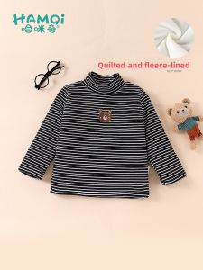 Hamqi | Warm Striped Long Sleeve T-Shirt