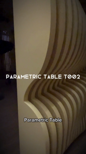 Parametric Table โต๊ะทำงานโครงสร้างอัจฉริยะ โต๊ะทำงานไม้ HMR