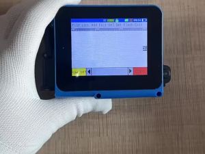 12.7mm Portable Inkjet Printer Mini Handheld Label Printer 600dpi Multiple Languages for Batch Serial Number Plastic Wood Fabric