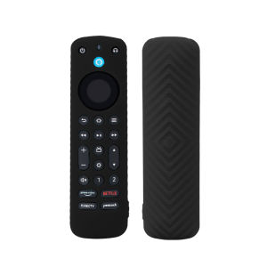 เคสซิลิโคนสำหรับ Amazon Fire TV Stick Alexa Voice Remote ฝาครอบป้องกันผิว Anti-SLIP กันกระแทกกันฝุ่น