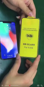 Rajaacc368 Tempered Glass Kaca Bening Full Layar 5d/9d/21d List Pinggir Hitam Pelindung Layar Handphone Untuk Tipe HP IP
