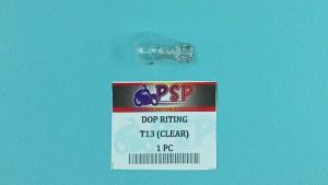 Dop Riting T13 (Clear) Harga Per 1 PC - Bohlam Lampu Sein Sen Ritting Reting 12 Volt 10 Watt Warna