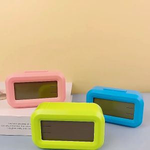 Digital Backlight LED Display Table Alarm Clock Snooze Thermometer Calendar Time