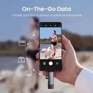 Bộ Đọc Thẻ Nhớ Kép SD/TF OTG Với Cổng USB 3.0 Type-C & Micro USB Tốc Độ Cao 5Gbps Dành Cho Điện Thoại Di Động Và Máy Tính