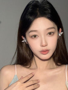 Elegant Butterfly Ear Bone Clip: A Unique High-End Feeling Zirconia Ear Jewelry No Piercing Required