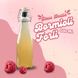 Bormioli FORLI 500 mL | Botol Kaca 500 mL | Botol Tutup Kait 500 mL