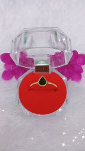 Cincin Tetesan Air - Titanium Steel 18k Vacuum Plated (HR14002)