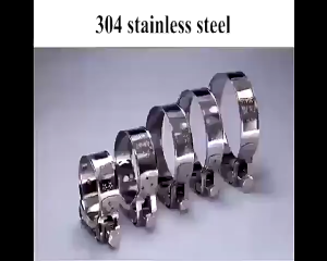 1pc Useful Stainless Steel Powerful T Bolt Hose Clamps Exhaust New Welding Repair Tool Hardware Sealing Pipe Clip