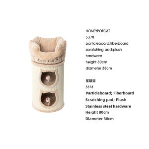 Honeypot Cat | Cactus Multi-layered Cat Tree Climbing Frame Sleeping Basket Warm For Winter