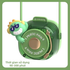 Quạt Mini Cầm Tay Hoạt Hình USB Không Dây Không Cánh Suning Yipin Quạt Cổ Treo Sạc Cho Học Sinh Quạt Di Động Nhỏ Gọn