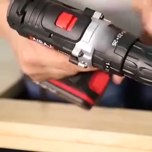 Cordless Drill 998VF Heavy Duty Impact Drill Portable Electric Screwdriver With 24pcs Drill Bit Set