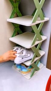 Kệ để giầydép 5 tầng chữ X đa năng và tiện lợi