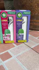 Air Wick Freshmatic Auto Spray 3in1 สเปรย์ปรับอากาศอัตโนมัติ (เครื่อง+สเปรย์น้ำหอม+ถ่าน)ใช้กับรีฟิลเกลดได้