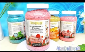 DR.MEINAIER- NEW 4kg Natural Crystal Sea Salt-Spa Relaxing -Foot soak-Bath Scrub Exfoliating Body Epsom Salt