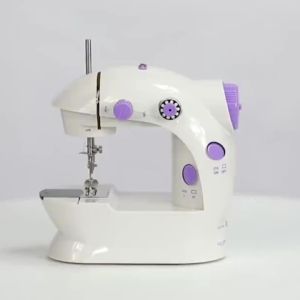 Máy May Gia Đình Điện Cầm Tay Có Đèn Và Điều Chỉnh Tốc Độ Dành Cho Người Mới Bắt Đầu Phụ Kiện May Vá Tại Nhà Chức Năng May Móc Xích Bàn Đạp Độ Dày May Tối Đa 5cm