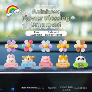 LUKSEN | Cute Shaking Animal Car Interior Decoration Accessory