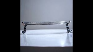 Thanh treo khăn giàn treo khăn móc tim cao cấp chuẩn inox 304 dài 60cm không ăn mòn không rỉ sét chịu lực và độ bền cao