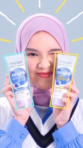 Wardah Perfect Bright Creamy Foam Bright Smooth Glow 100ml - Facial Wash Untuk Mencerahkan dan Glowing