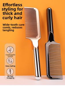 Premium Wide Tooth Comb for Long Hair Massage Womens Style Home Use Professional Mens Grooming Brushing Hair Care Tool