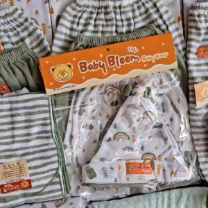 50 Pcs Paket Hemat Terkomplit Baju Bayi Baru Lahir Paket Hemat Brojol Baby Paket Komplit Bayi Baru Lahir Serian SAGE Baby Bloom / Gift