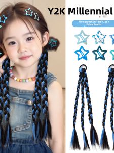 Blue Dance Braided Hair Accessory