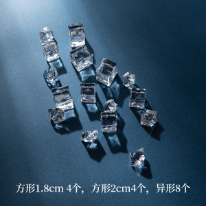 Simulation Ice Cubes Props Photography Accessories Commercial Food Cosmetic Photography Shooting Auxiliary Props
