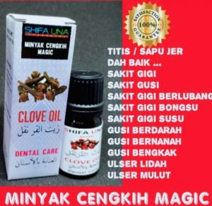 MINYAK CENGKIH untuk sakit gigi berlubang / sakit gusi / gigi longgar berdarah & bernanah / gusi bengkak / sakit gigi ibu hamil / clove oil minyak cengkih / sapu-sapu sahaja dah baik