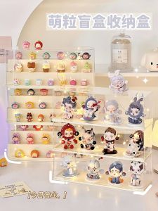 กล่องเก็บของแบบโปร่งสีพื้นสำหรับจัดวางของเล่น ชั้นวางของเล่น ของเล่นตุ๊กตา ตุ๊กตาลม กระดาษถุงพลาสติก สำหรับผู้ใหญ่