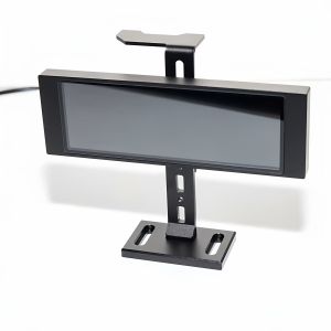 Aluminum CNC Video Card Support with Rotatable 4.6inch Secondary Screen