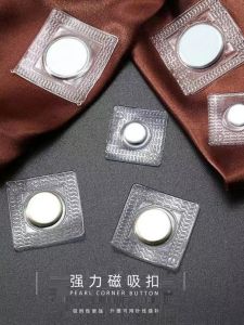 Nút Sắt Từ Mạnh Ẩn Nút Áo Khoác Nút Mẹ Và Con Phụ Kiện Túi Quần Áo Nút Kim Loại Từ Tính Bền Chắc Cho Đồ Thủ Công DIY
