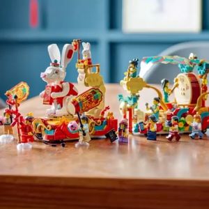 (Ready Stock) 80111 LEGO Chinese Festivals Lunar New Year Parade Seasonal Building Toy