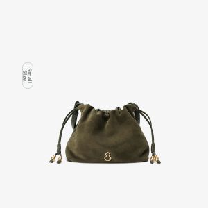 bampo | First Layer Leather Suede Commuter Bag