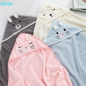 ผ้าขนหนูอาบน้ําเด็ก80x80เซนติเมตรคลุมด้วยผ้าทารกแรกเกิดผ้าขนหนูนอนพันห่อปะการังกํามะหยี่การ์ตูนนุ่มเด็กวัยหัดเดินเสื้อคลุมอาบน้ําเด็กวัยหัดเ Baby Bath Towel【LittleLion】