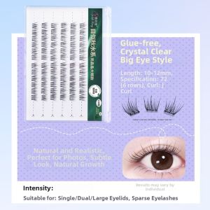 YALIKANG | Adhesive-Free Natural Fake Eyelashes