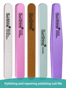 Nail Care Grinding Strip Set Sponge Nail File Tool Kit for Nail Polishing Hand Repairing Any Skin Type Basic Packaging