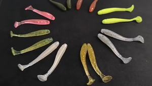5cm 10pcs/Pack Soft T Tail Fishing Lure Set Grub Worm Swimbaits Silicone Baits Pesca Bass Carp Fishing Tackle Silicone Bait
