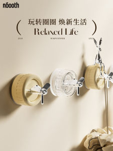 Rotate Vacuum Suction Cup Hook Punch-Free Strong Load-Bearing without Trace Sticky Hook behind the Door Kitchen Bathroom Bathroom Wall