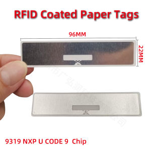 RFID UHF Tags Sticker 860-960MHz Long Range UCODE U9 Lable Adhesive for Sports Timing Race Vehicle Asset Inventory Scan points