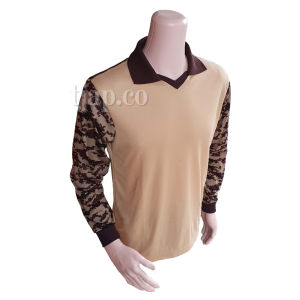 Baju kaos Lapangan Pramuka Pembina Pria dan Wanita - Wangki Cream